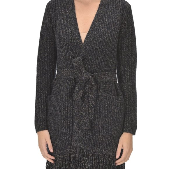 Cardigan With Fringes In Wool And Cashmere from MaxMara - Picture 2 of 12